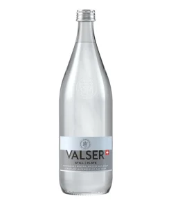 Mineralwasser Valser still, Glas – 12 x 1 Liter
